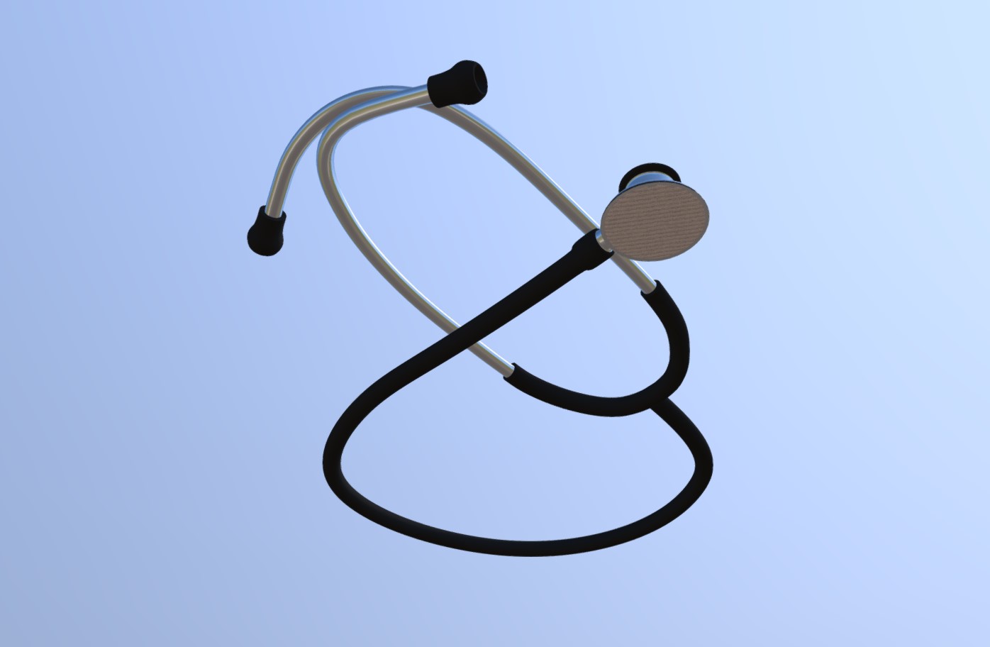 听诊器3d模型1