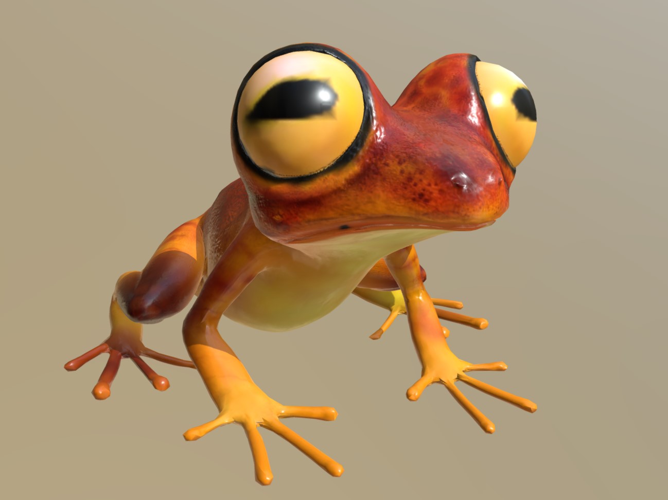 大眼小青蛙3d模型0