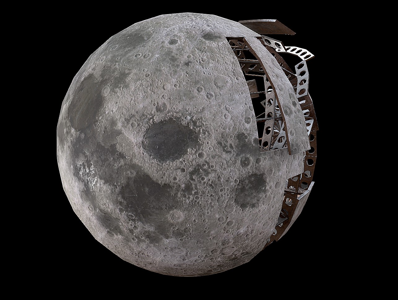 人工建造月球模型2