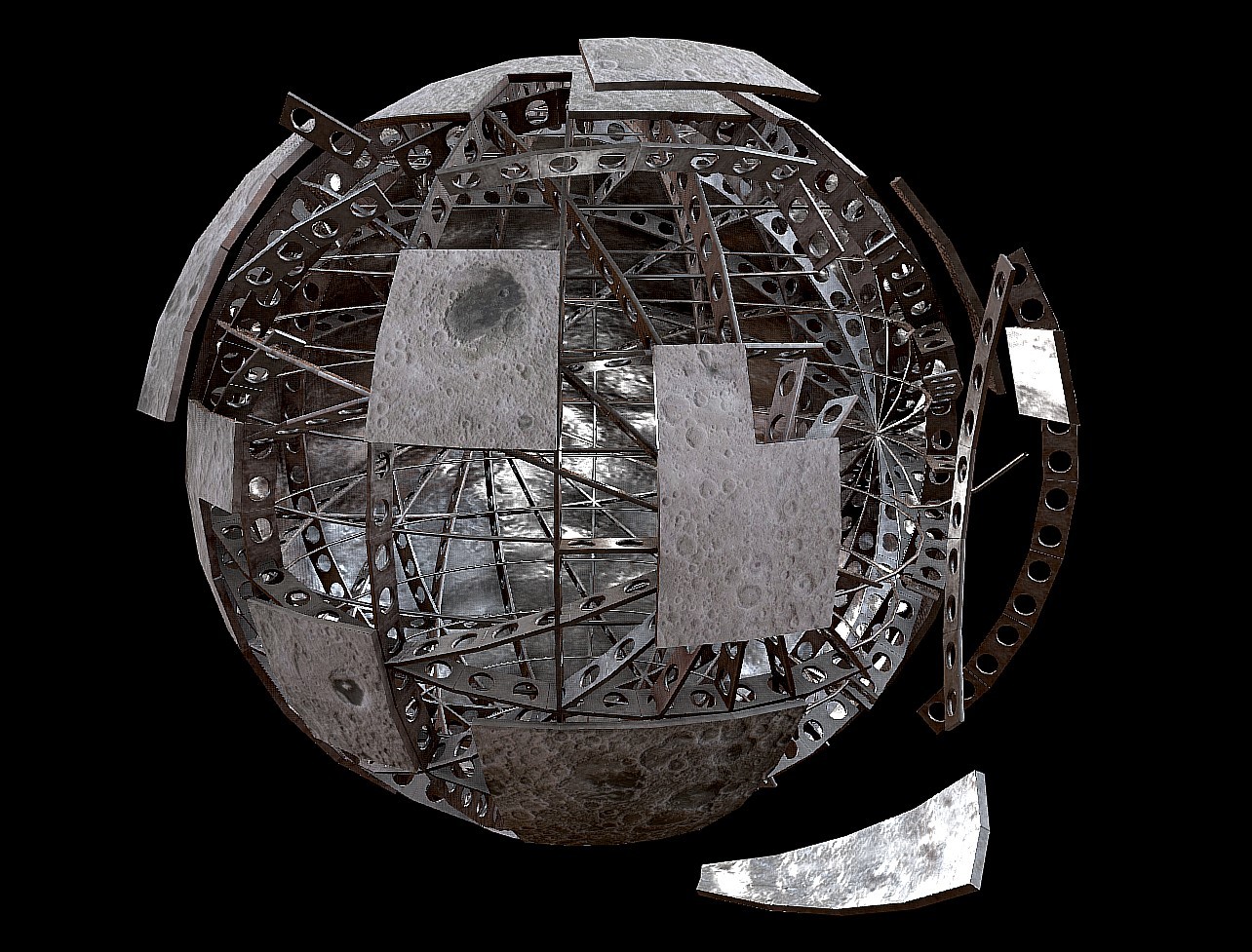 人工建造月球模型3