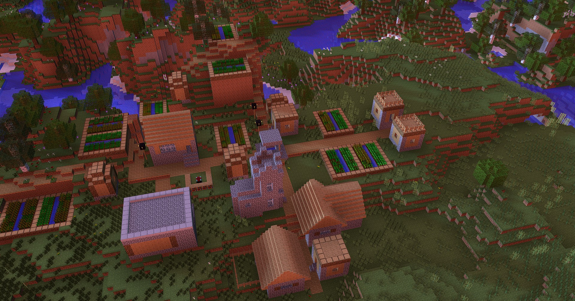我的世界村庄模型素材1