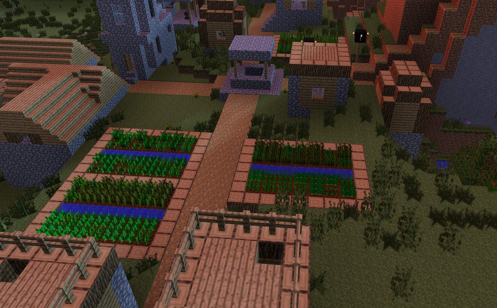 我的世界村庄模型素材3
