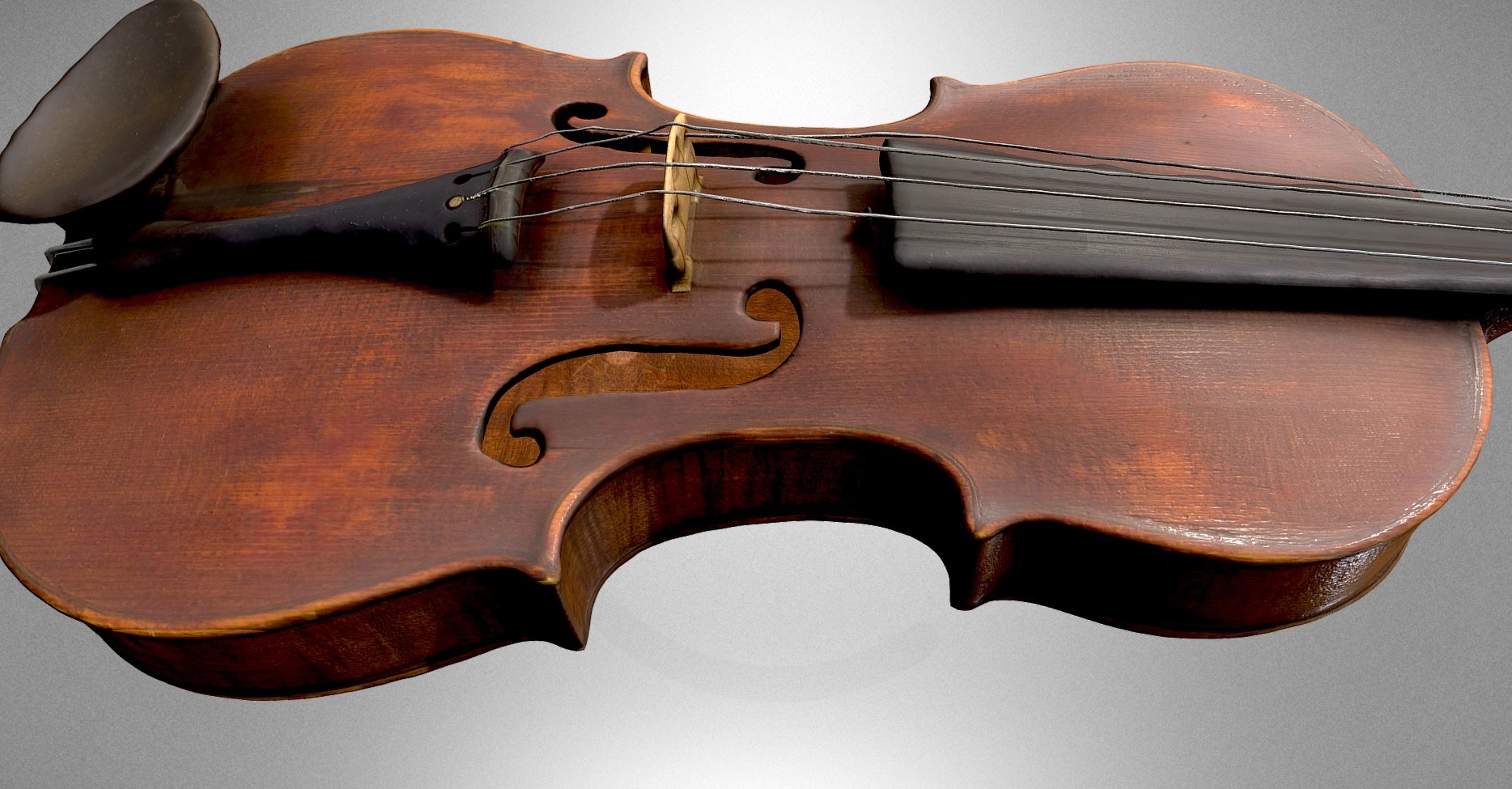 小提琴3d模型2