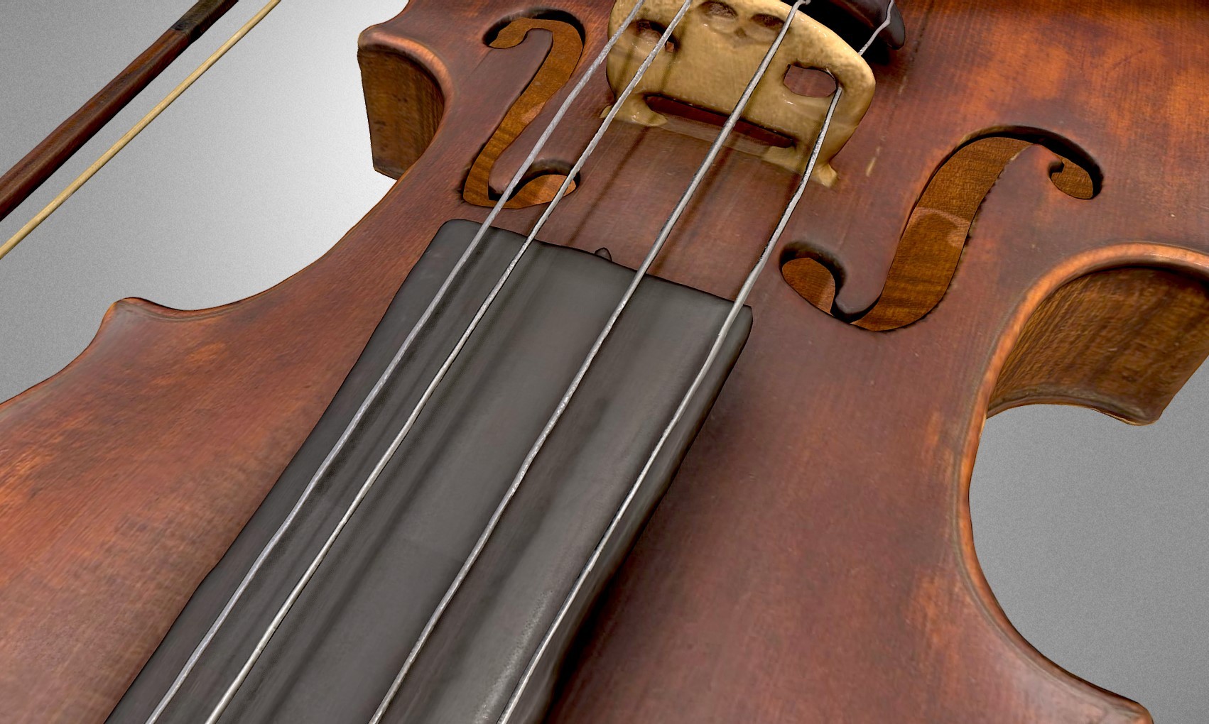小提琴3d模型3