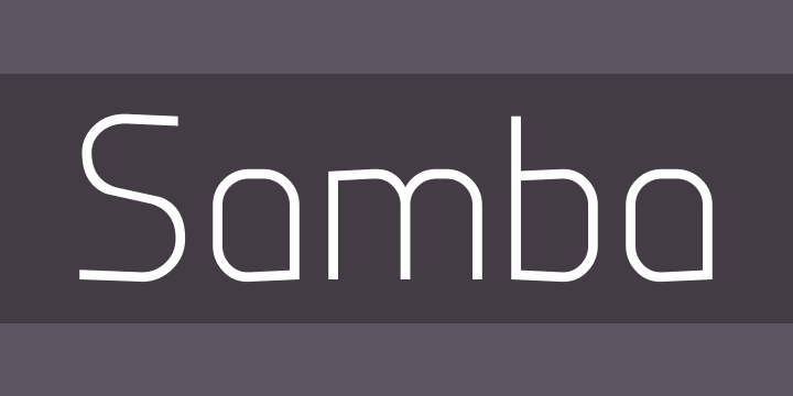 samba字体0