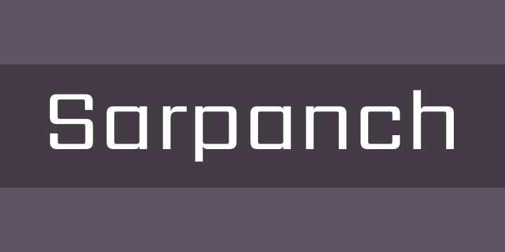 Sarpanch字体0