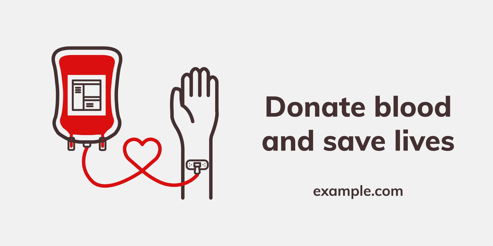献血慈善广告横幅插图0