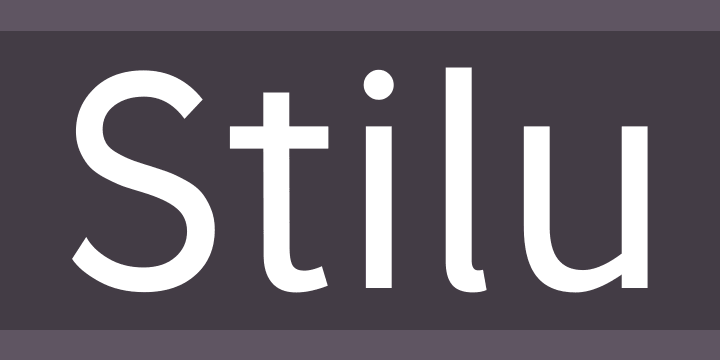 Stilu字体0