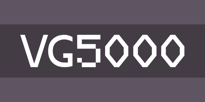 VG5000字体0
