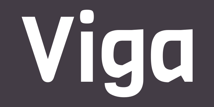 Viga字体0