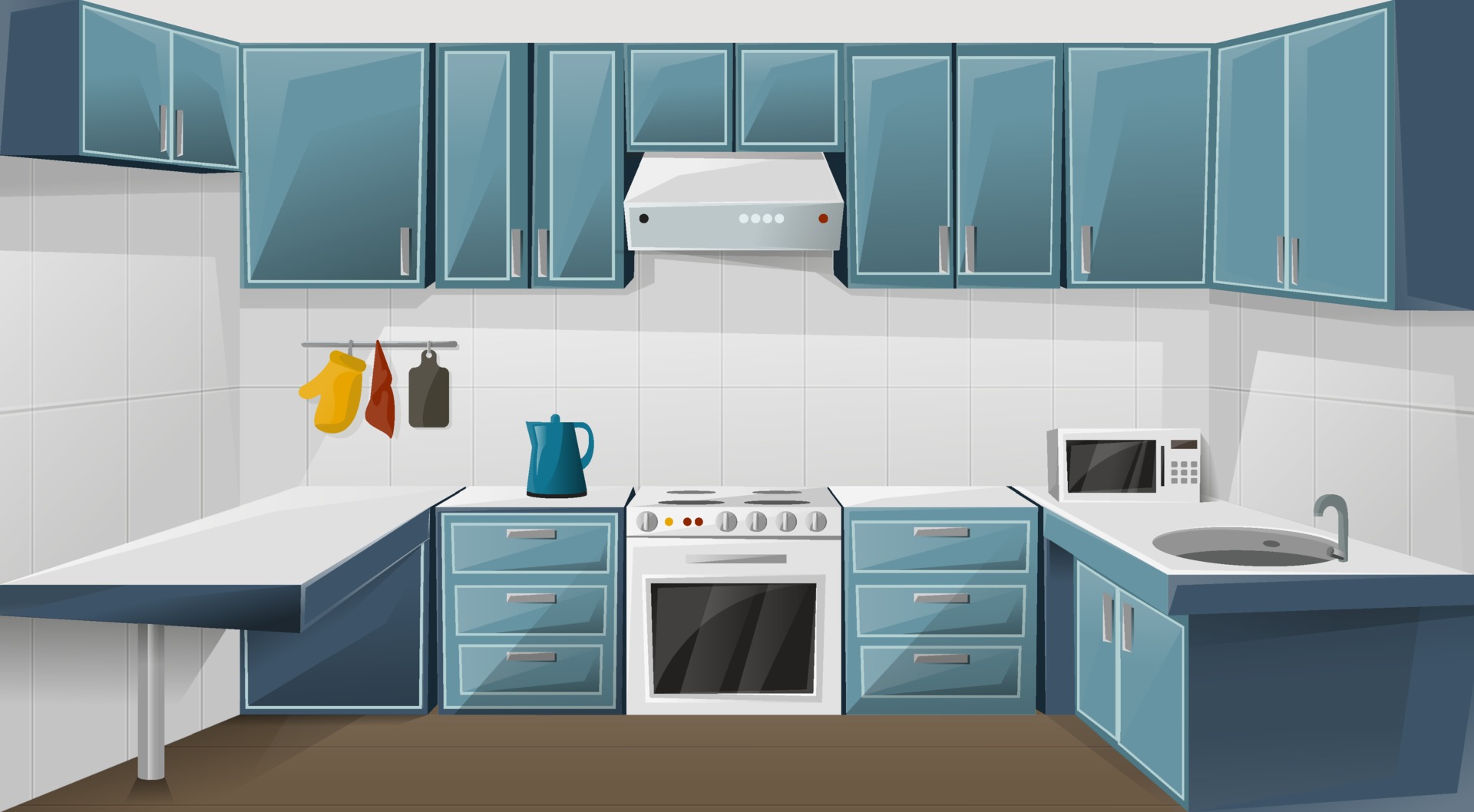 厨房家具室内设计插图0