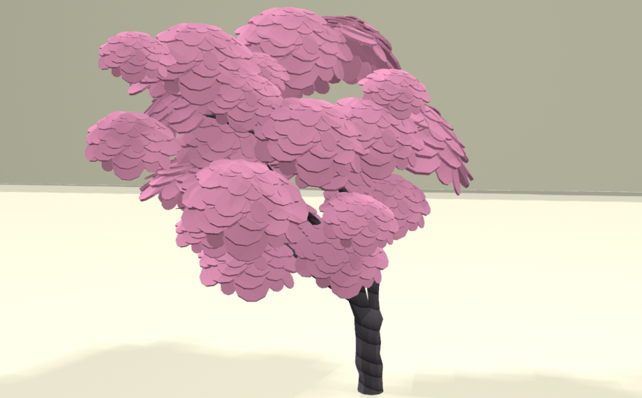 樱花树3D模型0