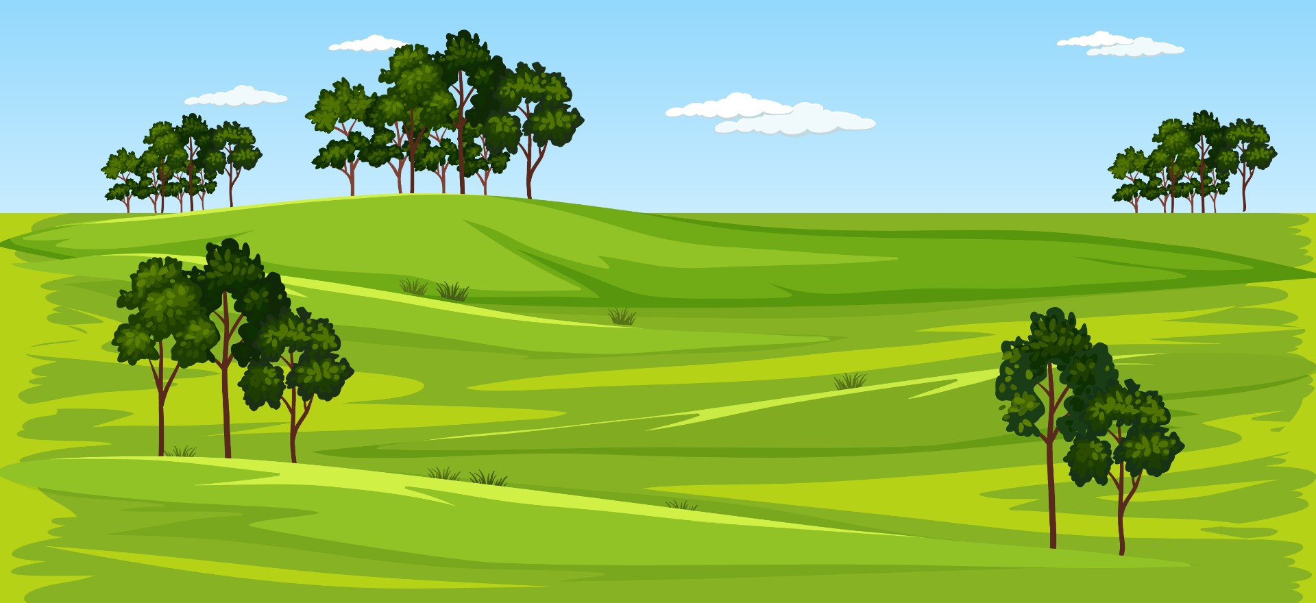 绿色草甸自然景观插图0