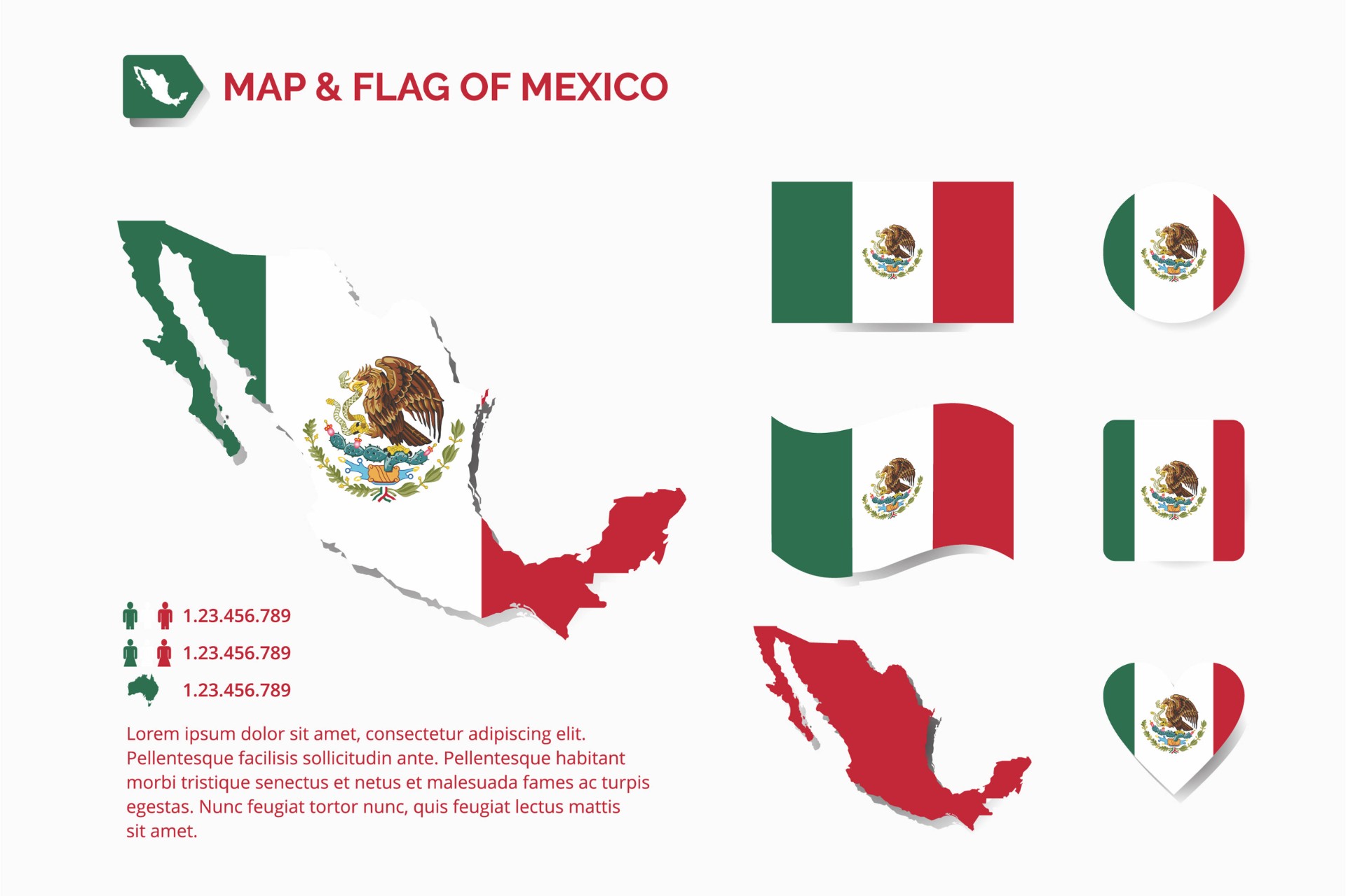 墨西哥地图标志插图0