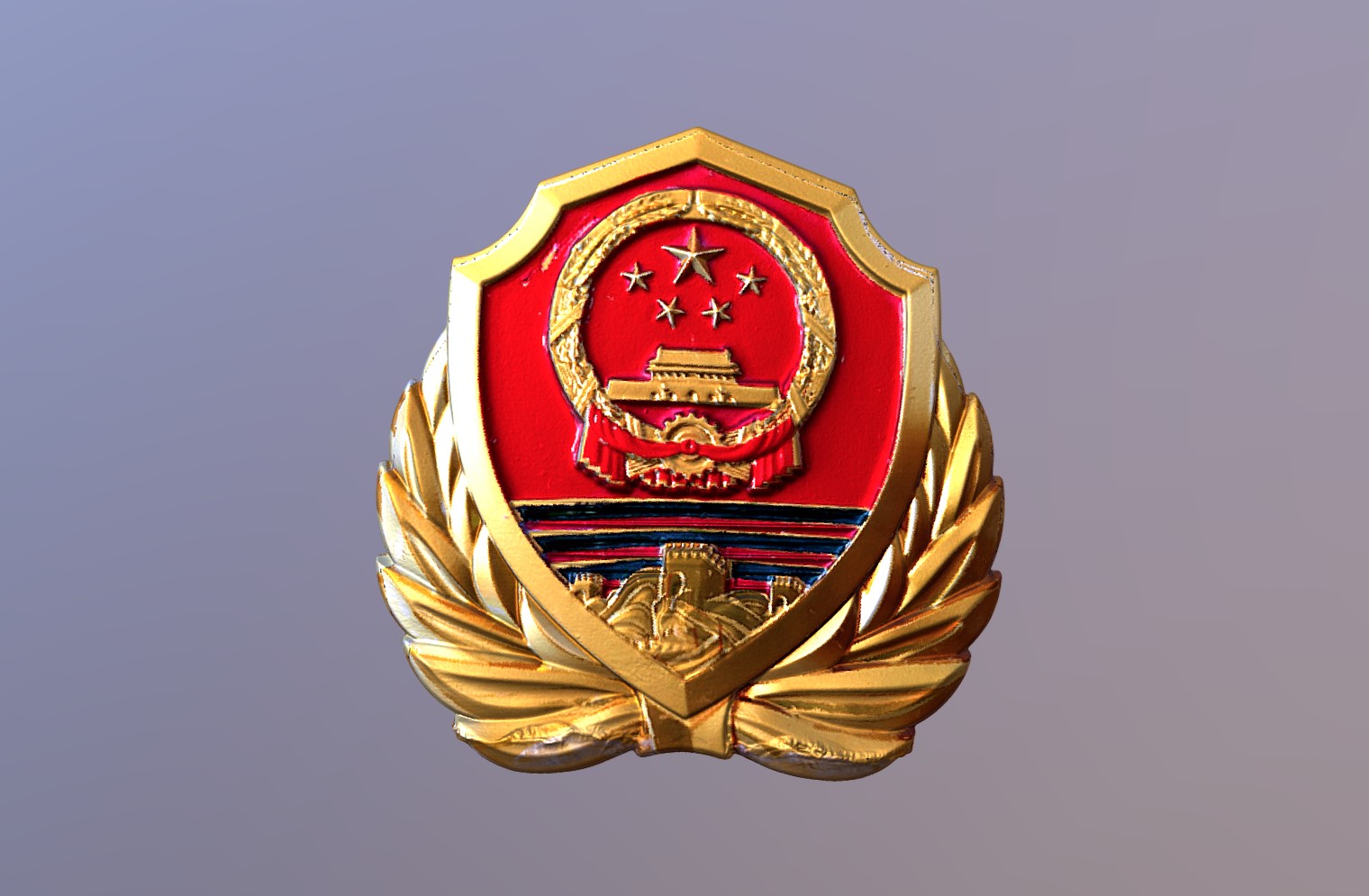 中国国徽3d模型1