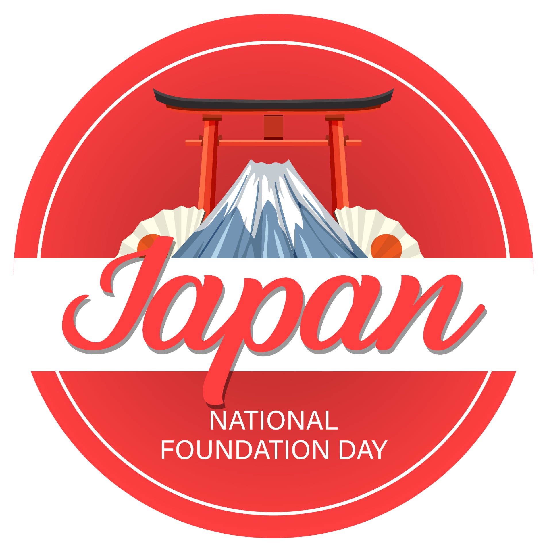 日本富士山徽章插图0