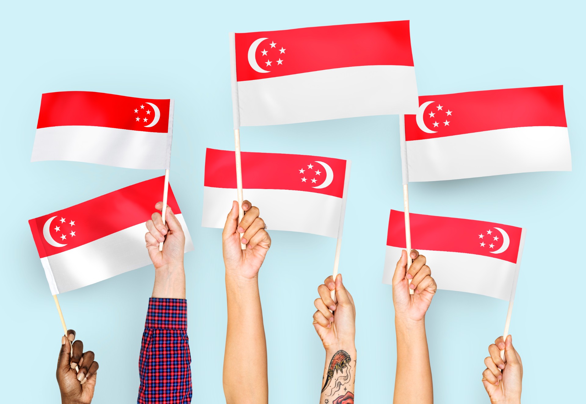 新加坡国旗旗帜插图0