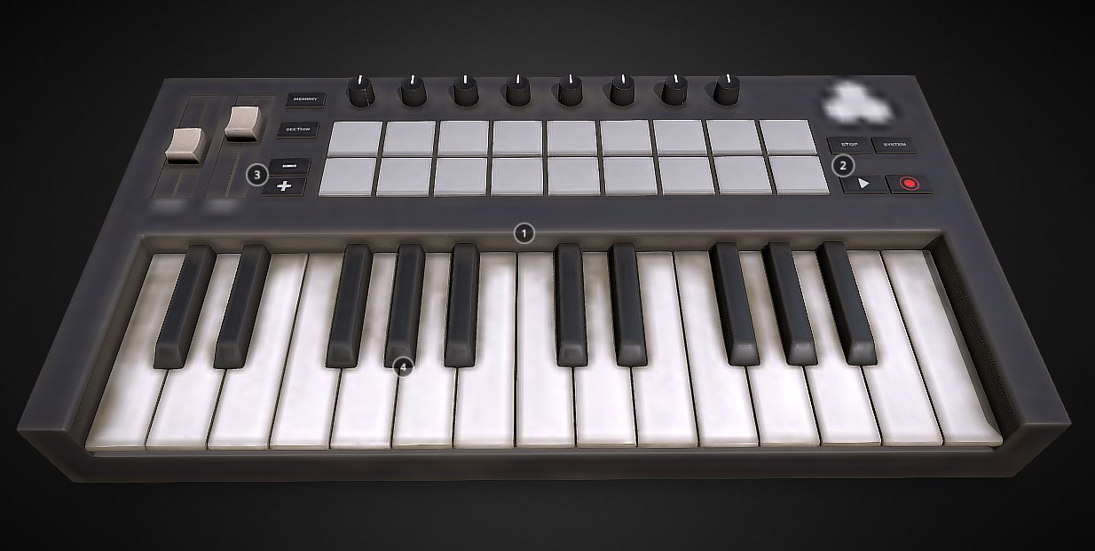 古老的音乐键盘0