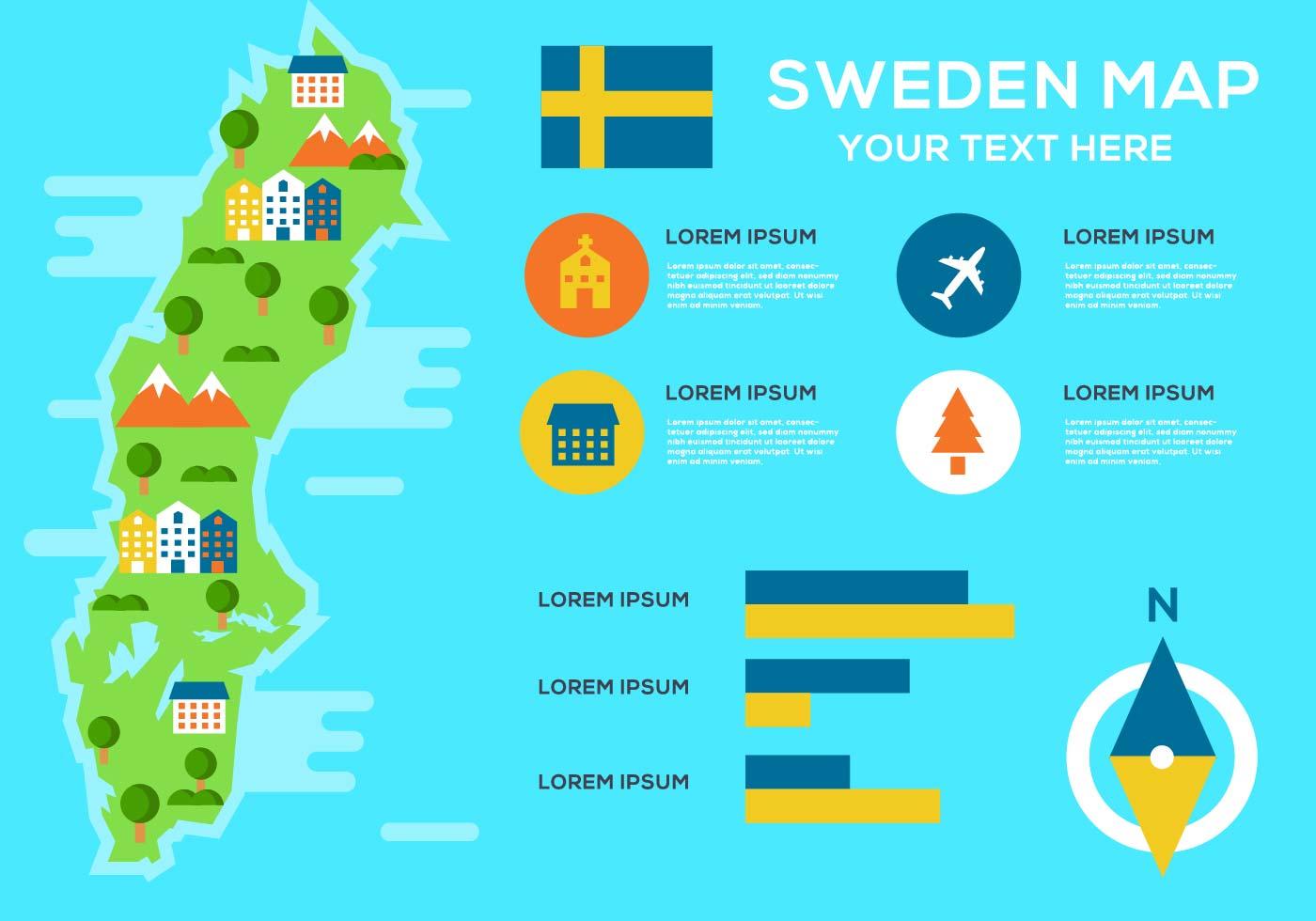 瑞典地图信息插图0