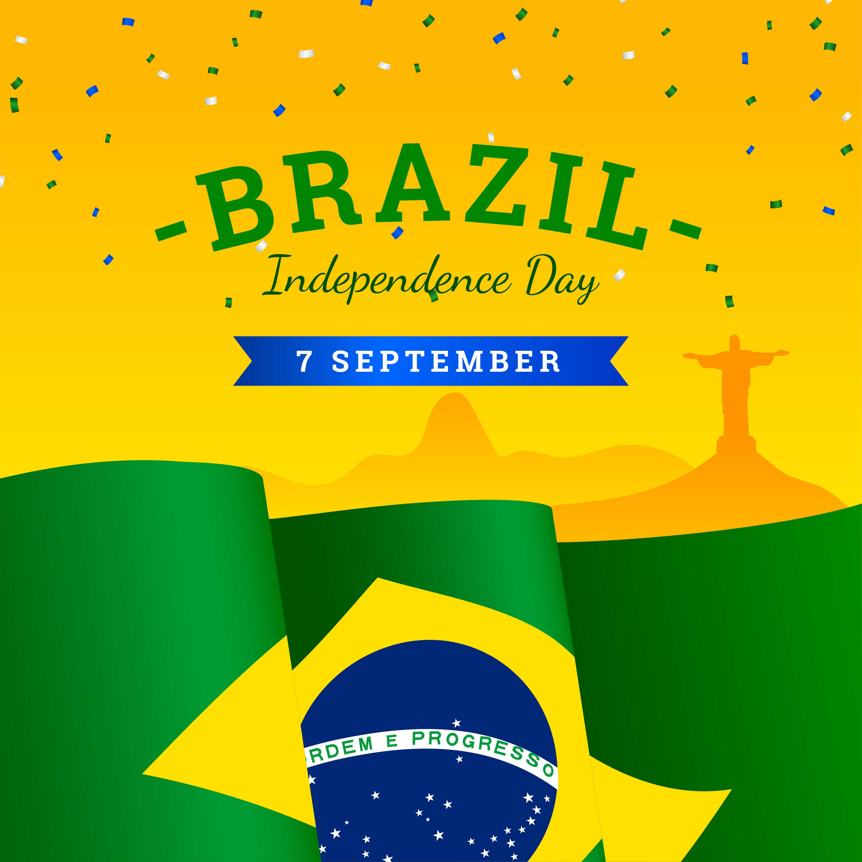 巴西独立日背景插图0