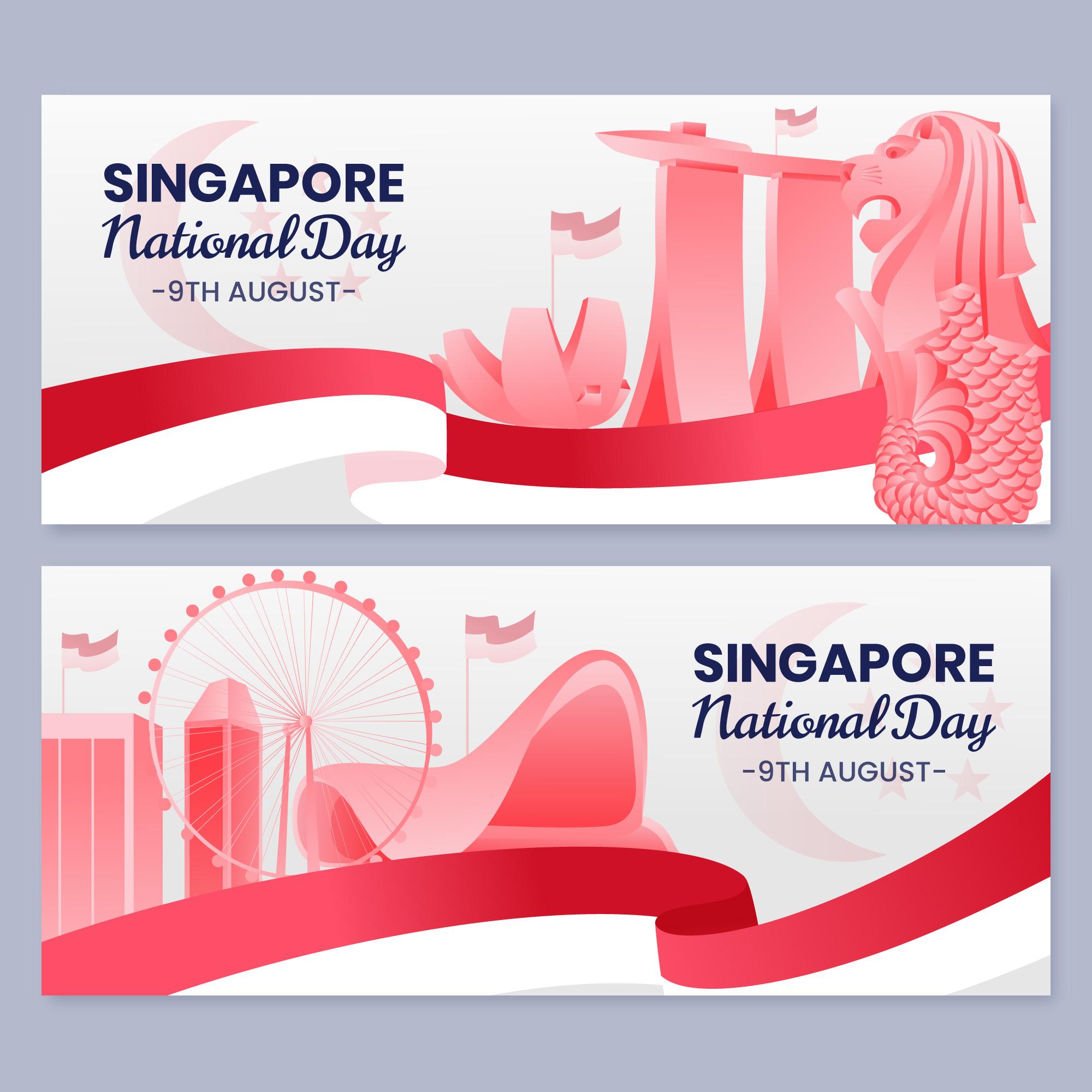 新加坡国庆横幅插图0