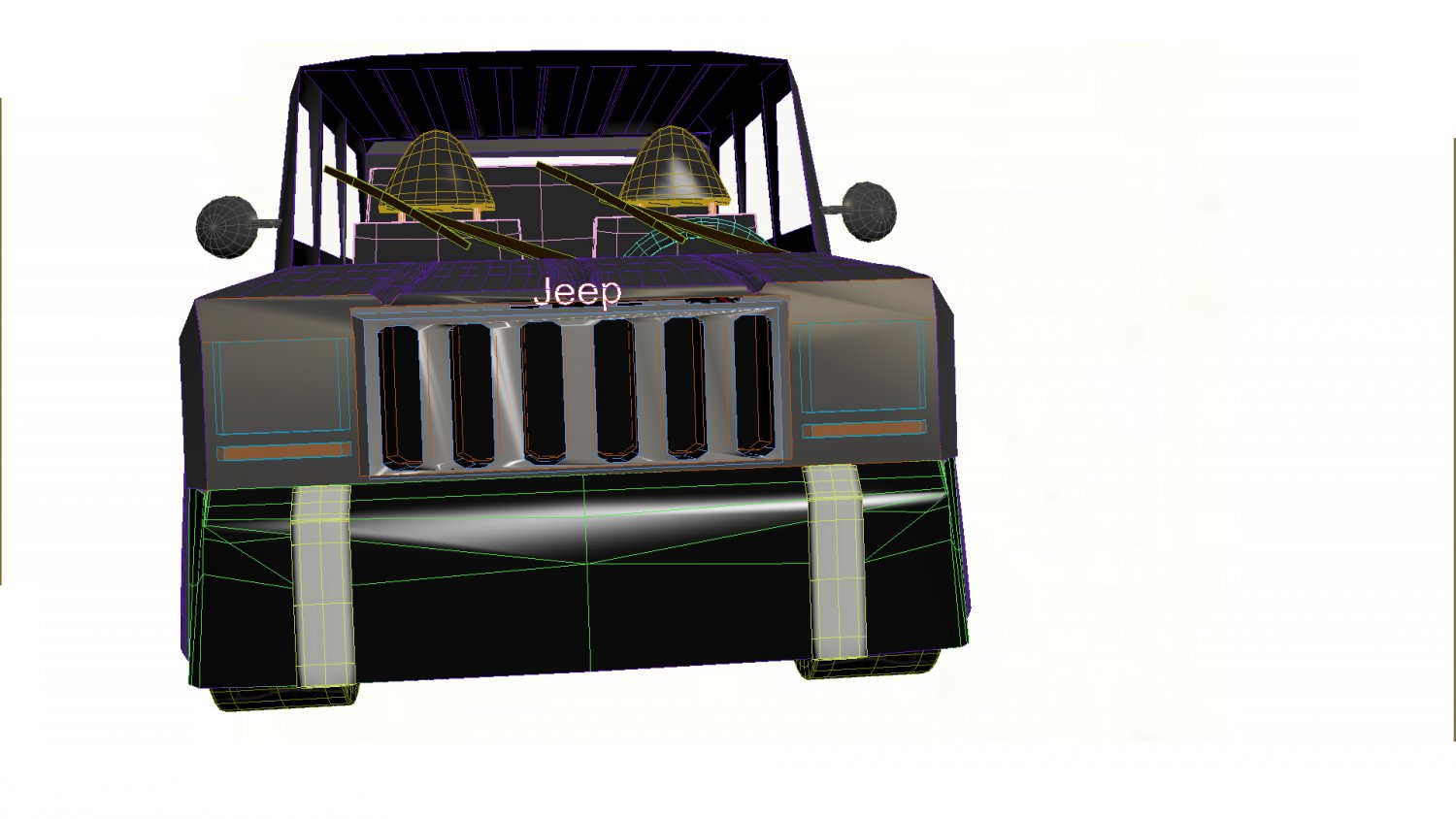 Jeep车3D模型2