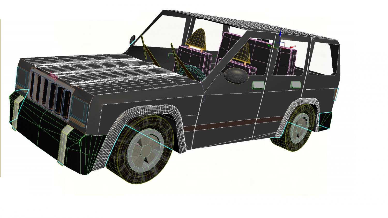 Jeep车3D模型3