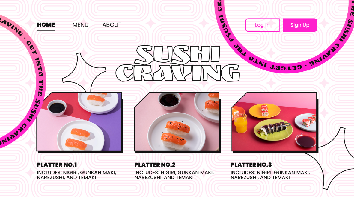 寿司网站设计模板0