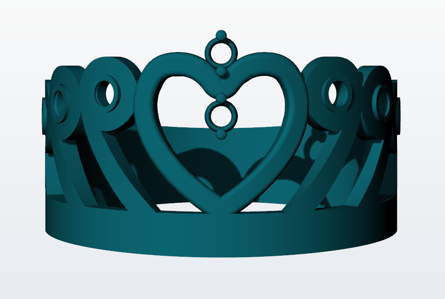 皇冠戒指3D模型2