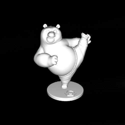 功夫熊猫3D模型0
