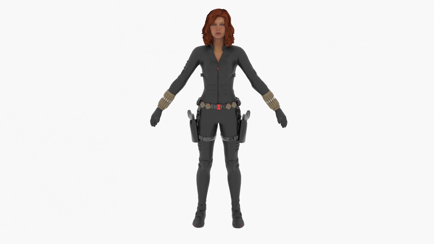 黑寡妇3D模型0