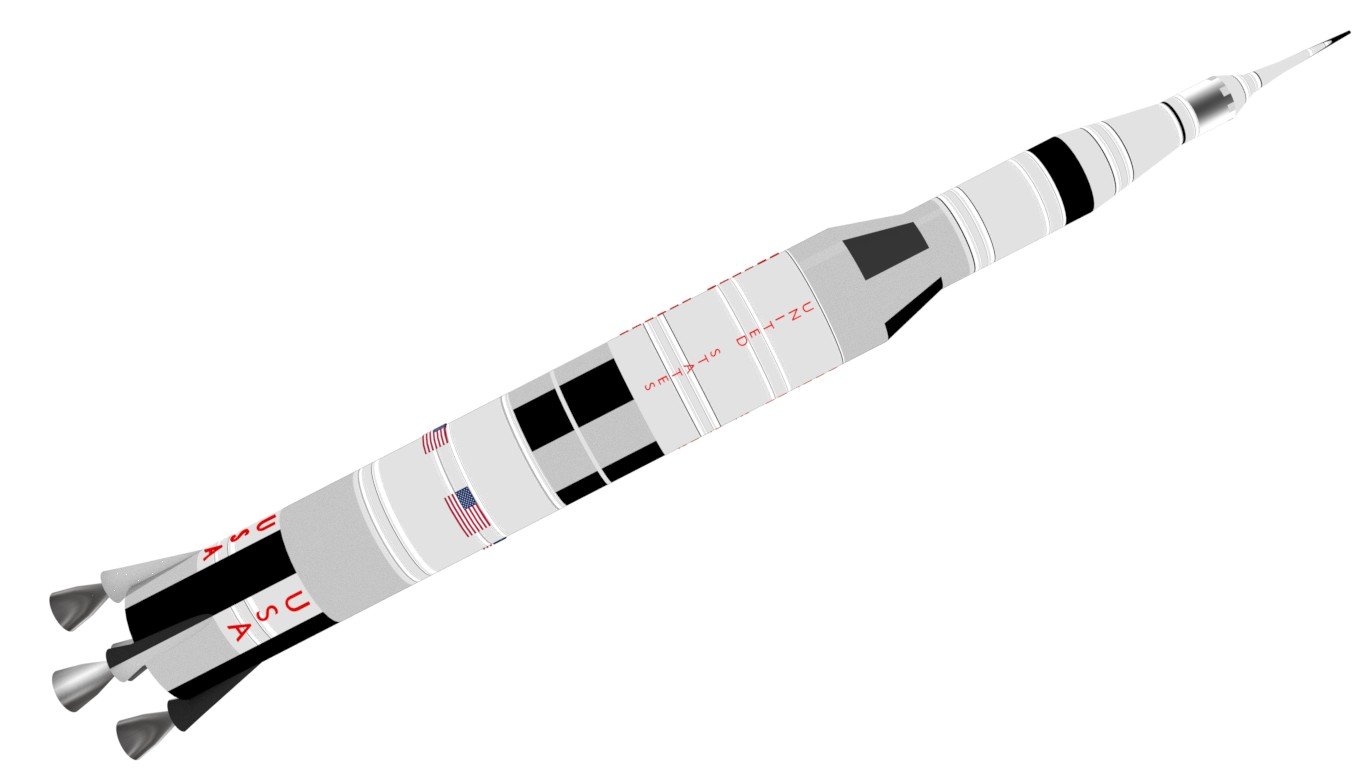 土星五号火箭3D模型0
