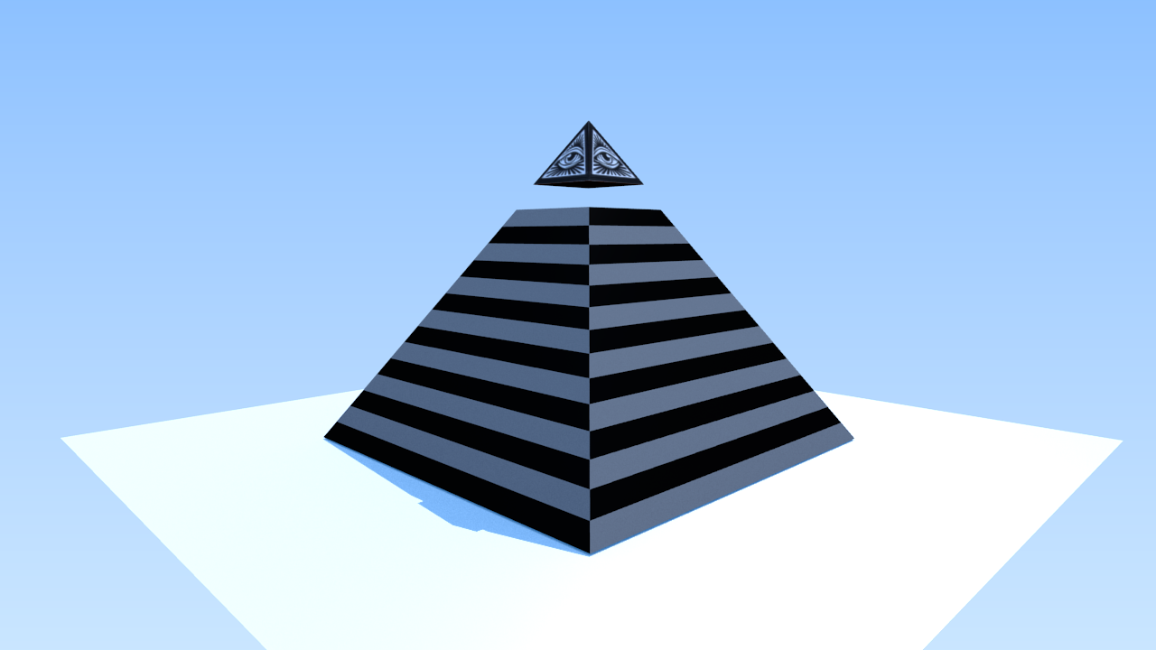 全知之眼金字塔3D模型1