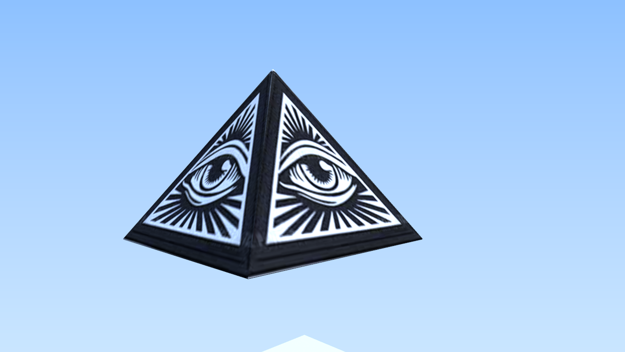 全知之眼金字塔3D模型0