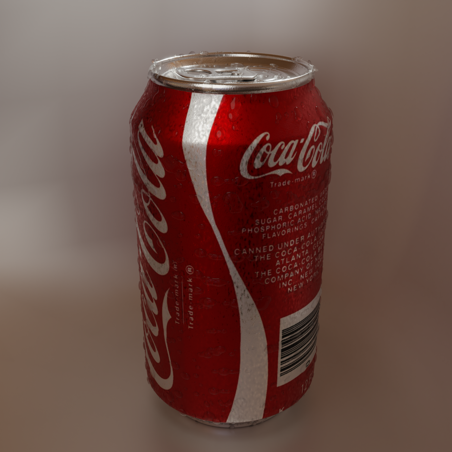 可口可乐拉罐3D模型0