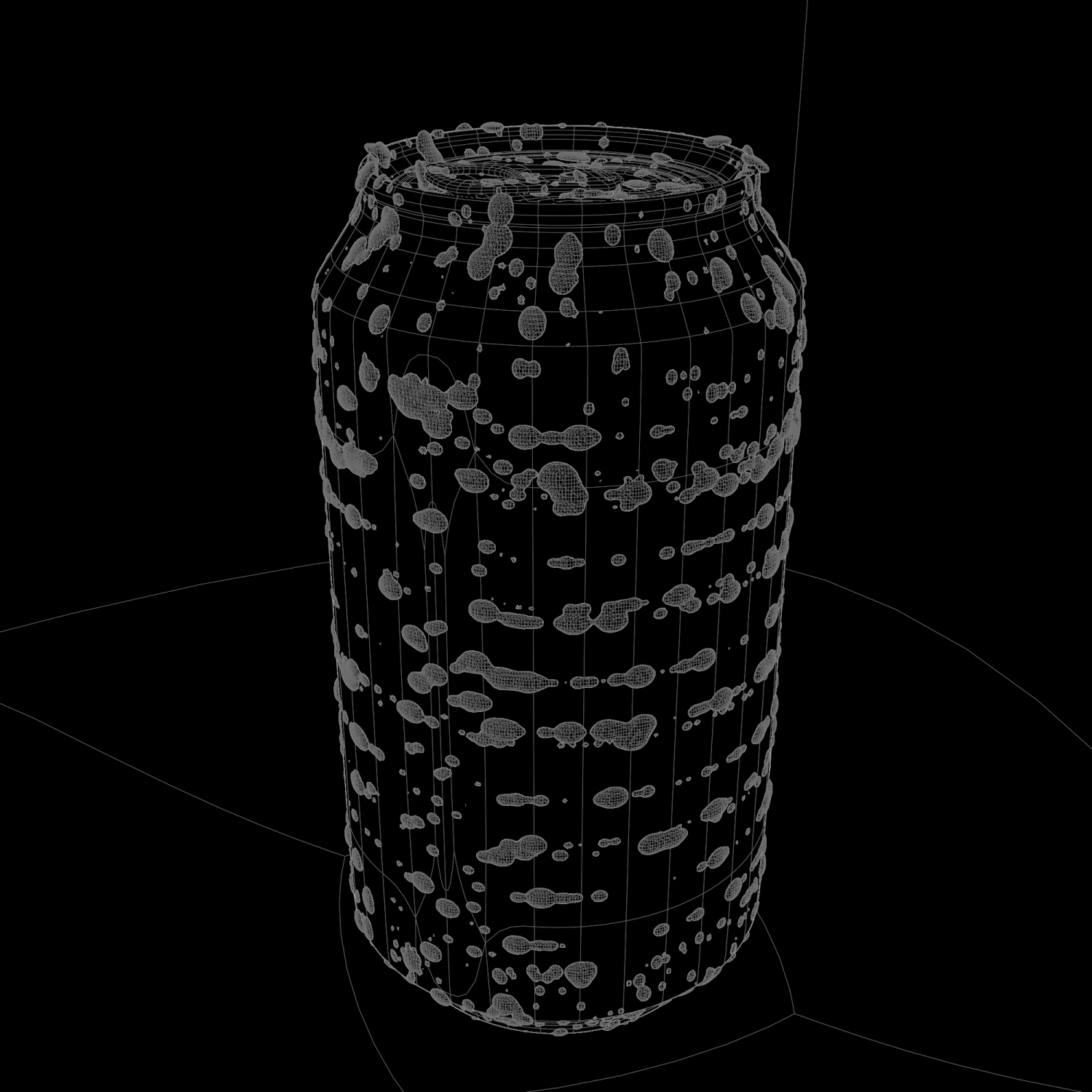 可口可乐拉罐3D模型1