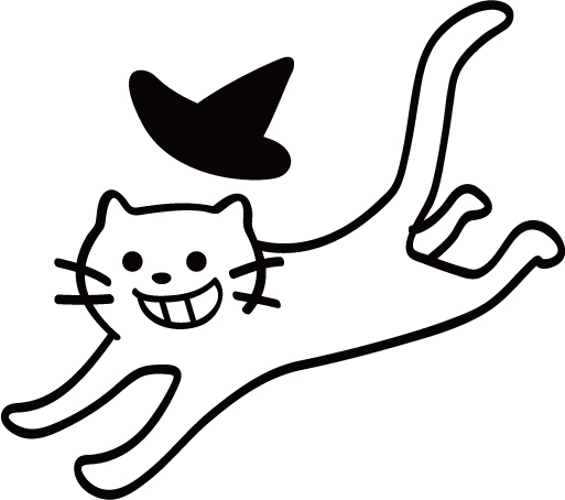 猫咪女巫简笔画0