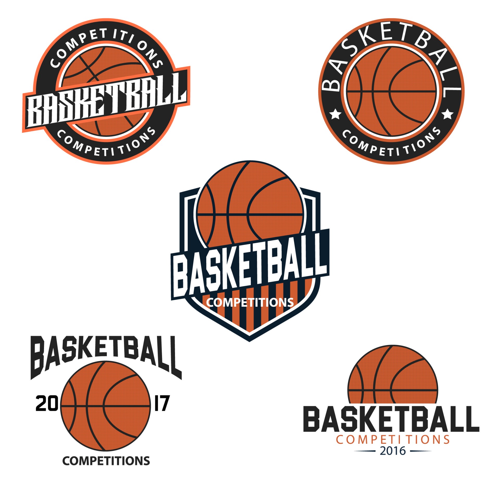 篮球运动logo设计创意0