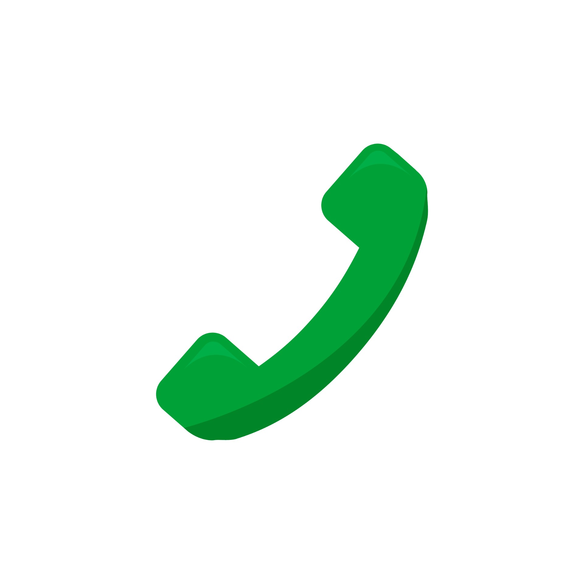 绿色电话图标0