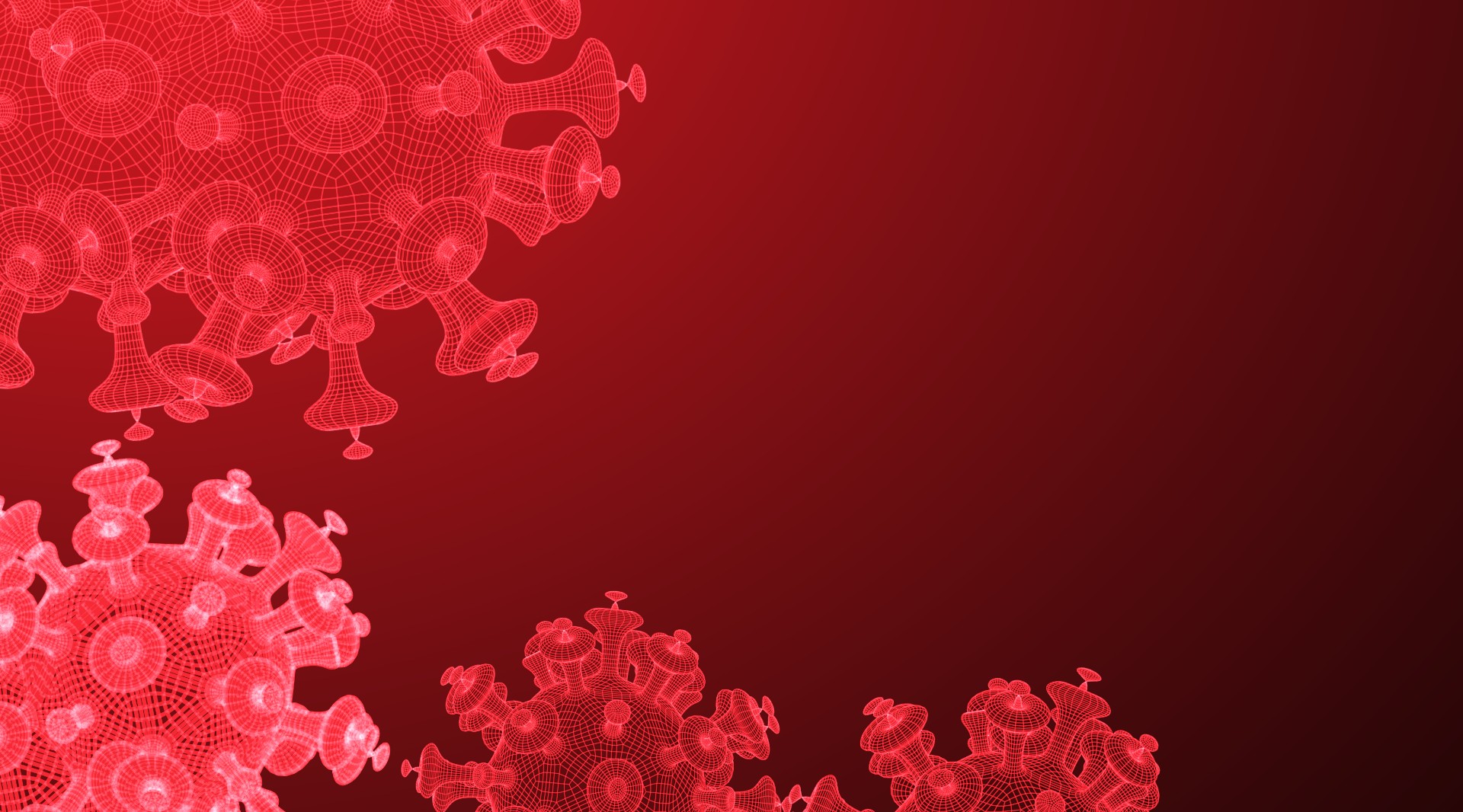红色的病毒细胞插图0