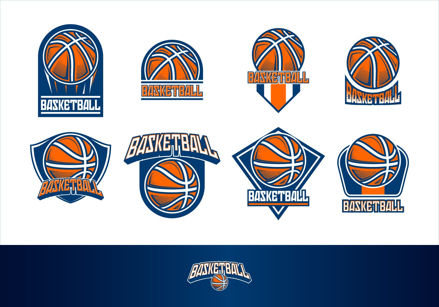 篮球标志logo0