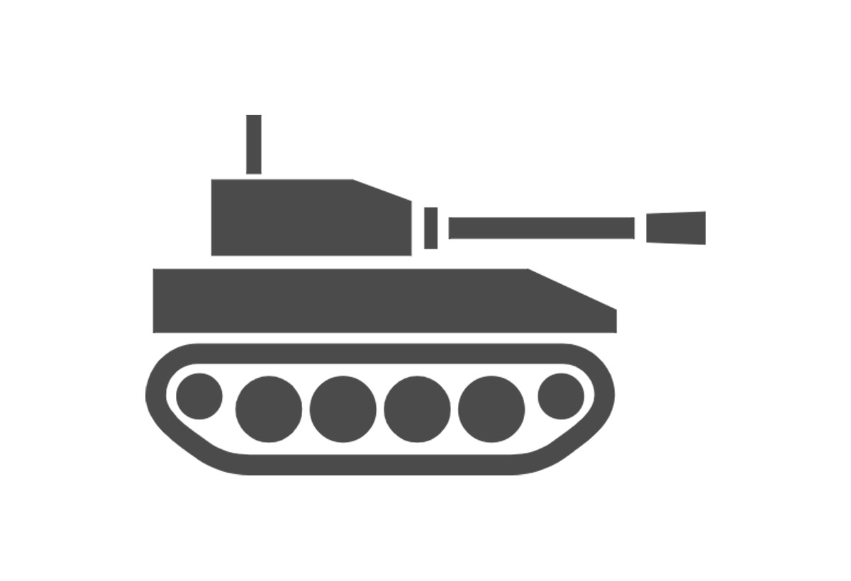 坦克矢量图标0