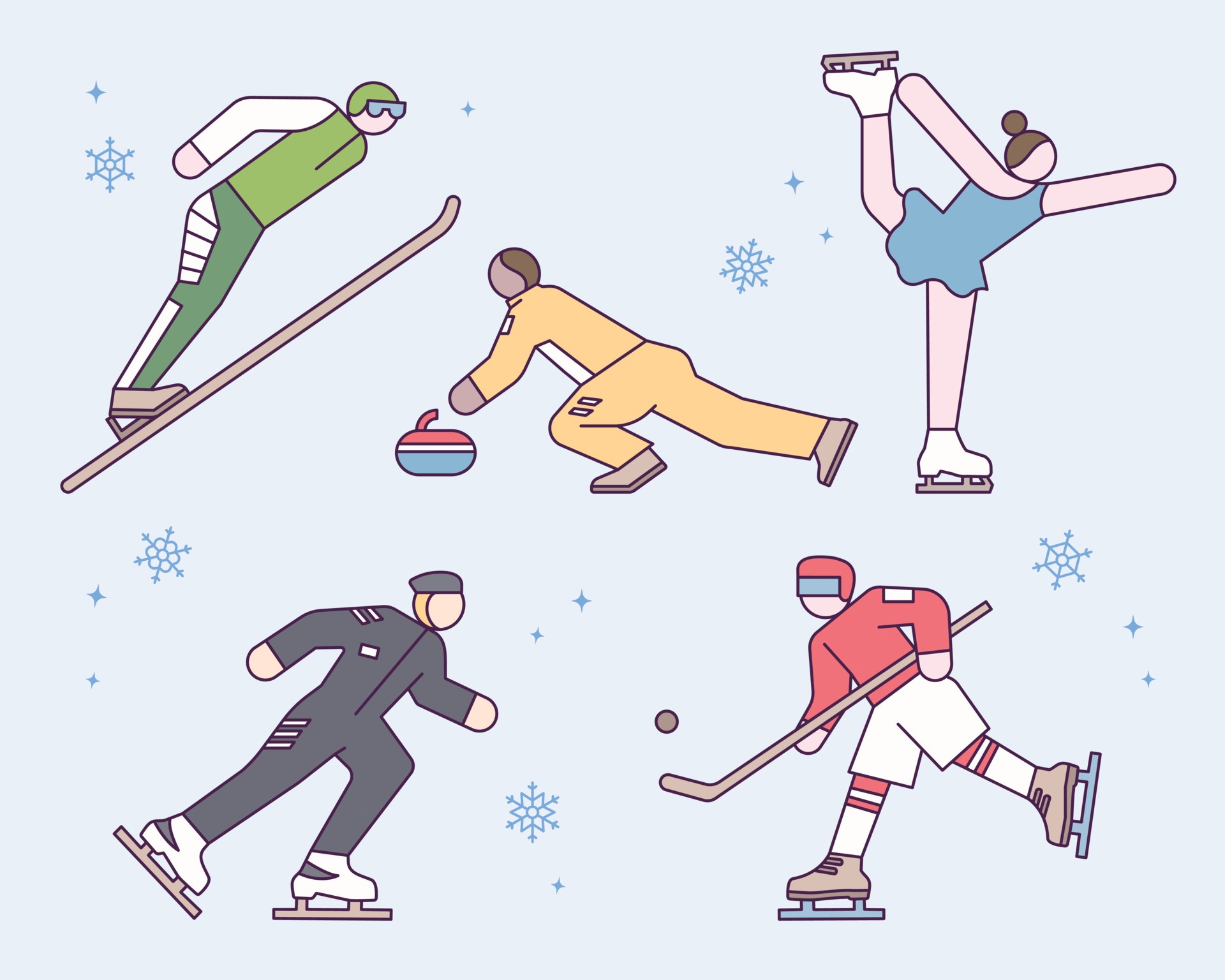 冬奥会运动员插图0