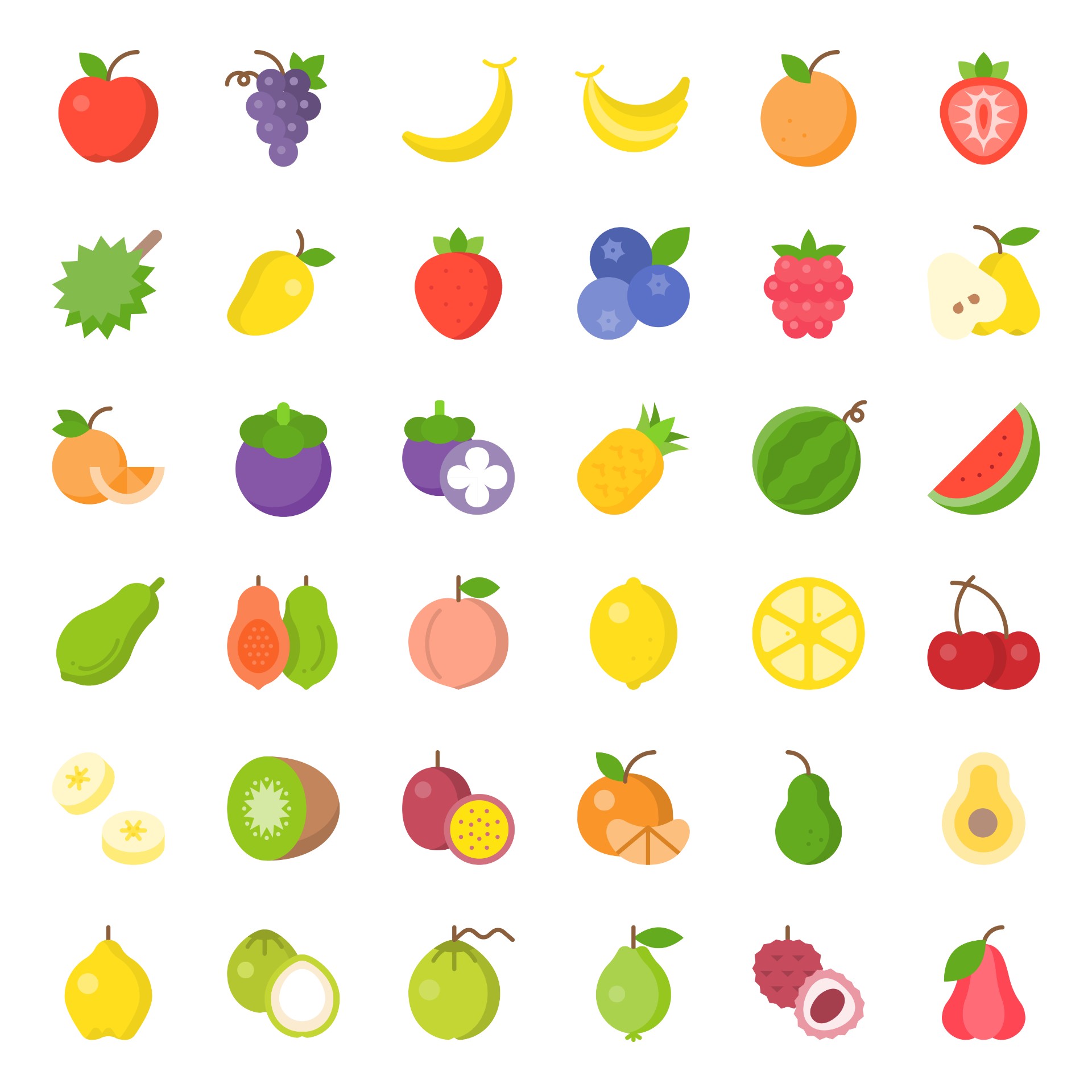 各类水果图标0