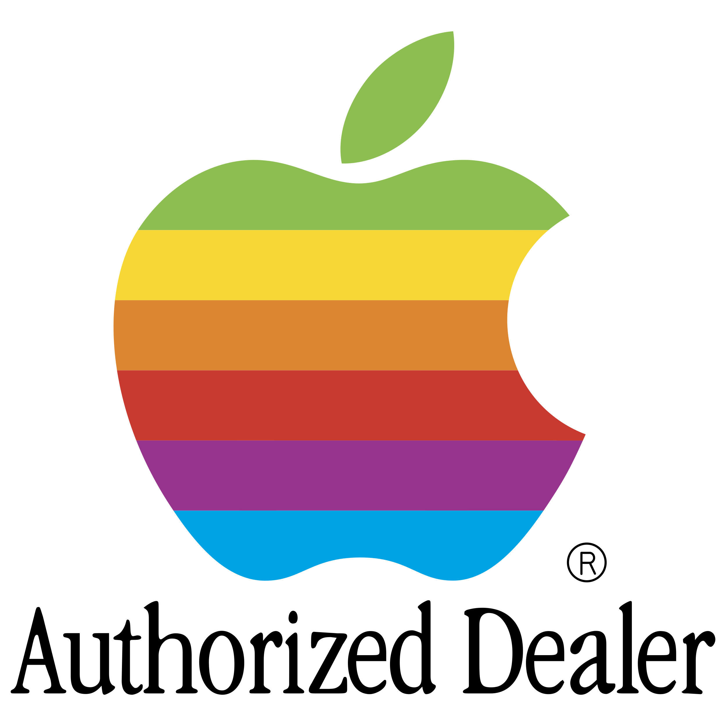 苹果手机背后logo彩色1