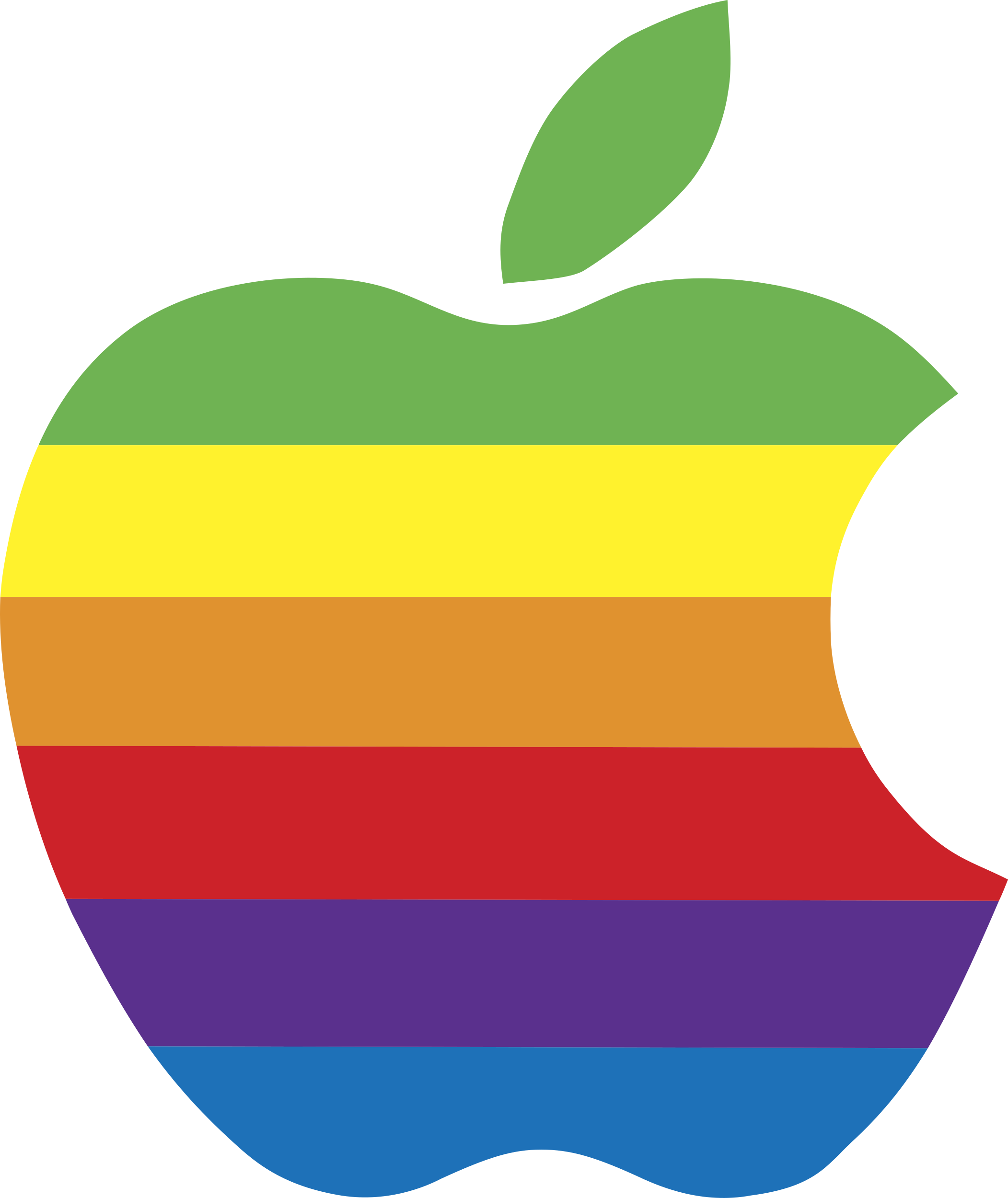 苹果手机背后logo彩色2