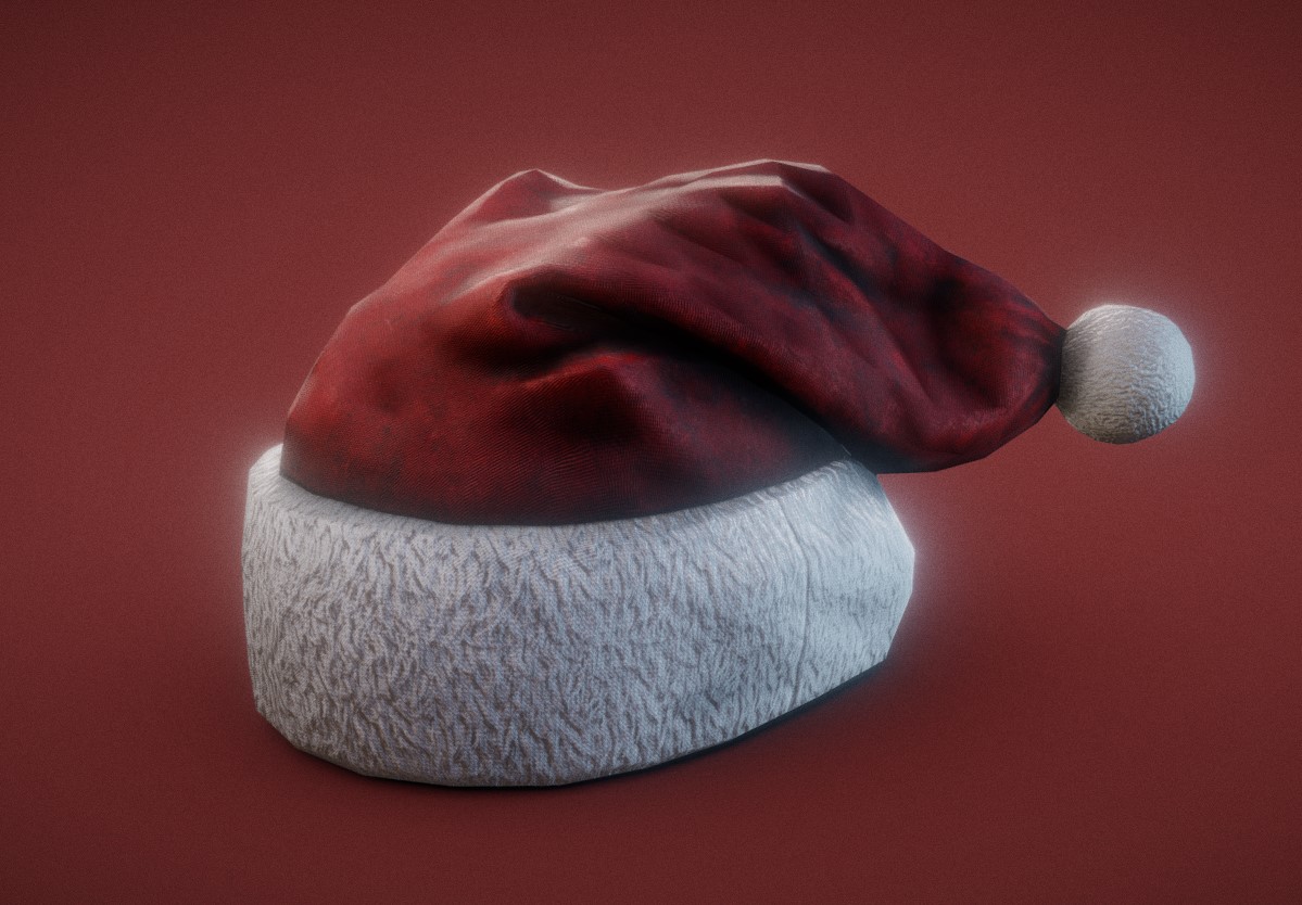 圣诞帽子3d模型1