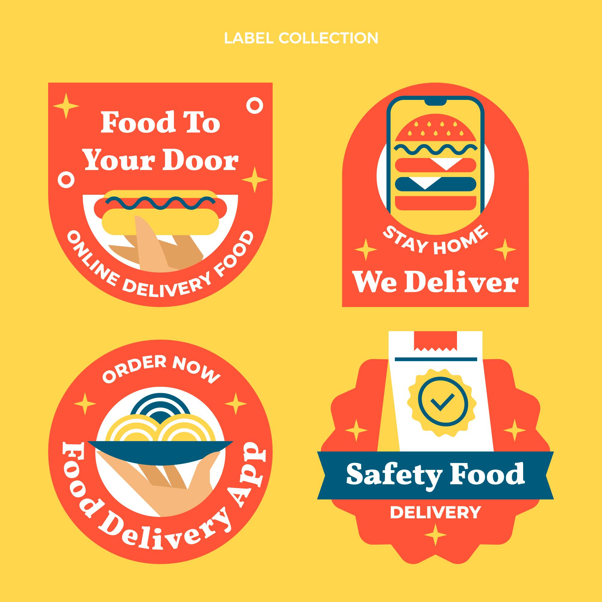 快餐食品平面logo设计0