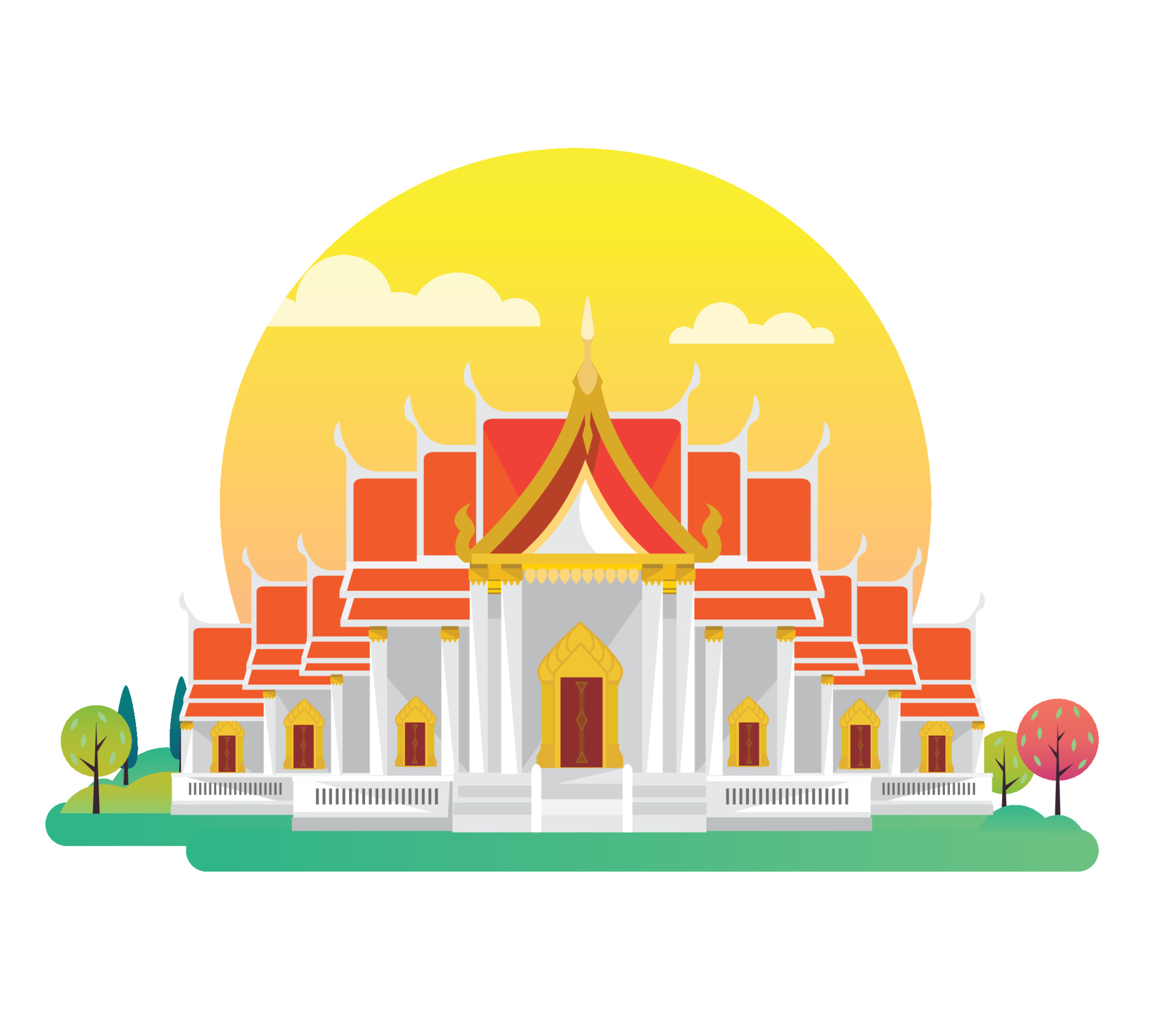 泰国曼谷建筑插图0