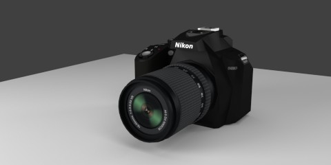 3d模型尼康相机0